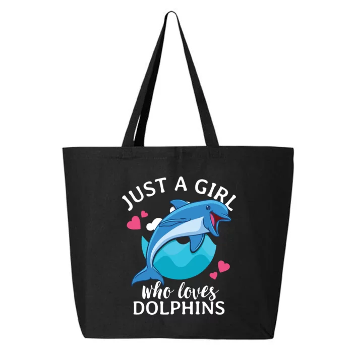 Just A Who Loves Dolphins 25L Jumbo Tote