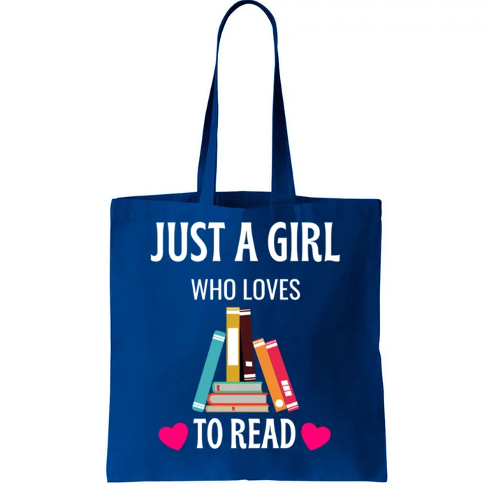 Just A Who Loves To Read Gift Cute Book Worm Gift Tote Bag