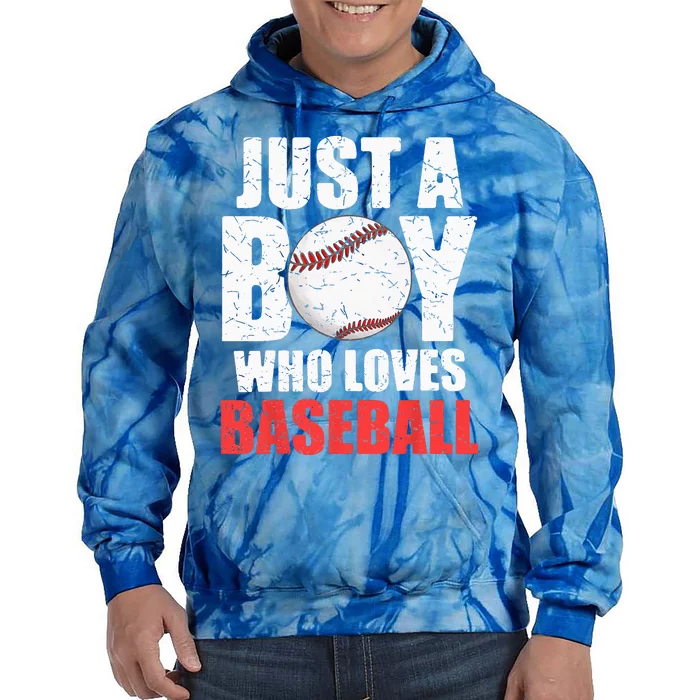 Just A Who Loves Baseball Batter Catcher Pitcher Tie Dye Hoodie