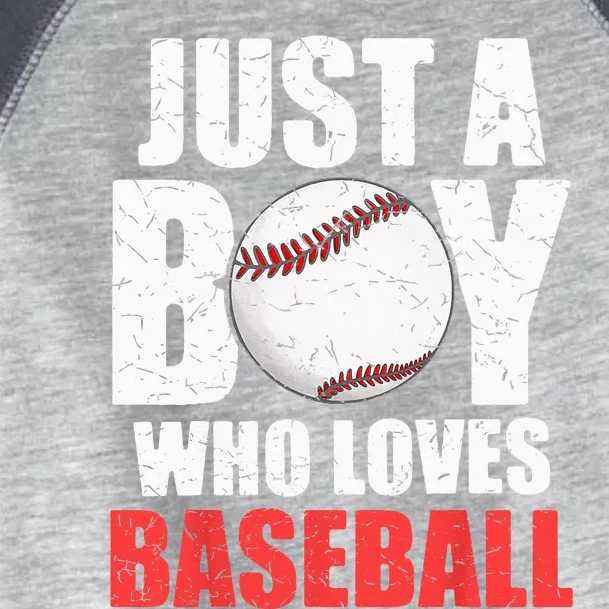 Just A Who Loves Baseball Batter Catcher Pitcher Toddler Fine Jersey T-Shirt