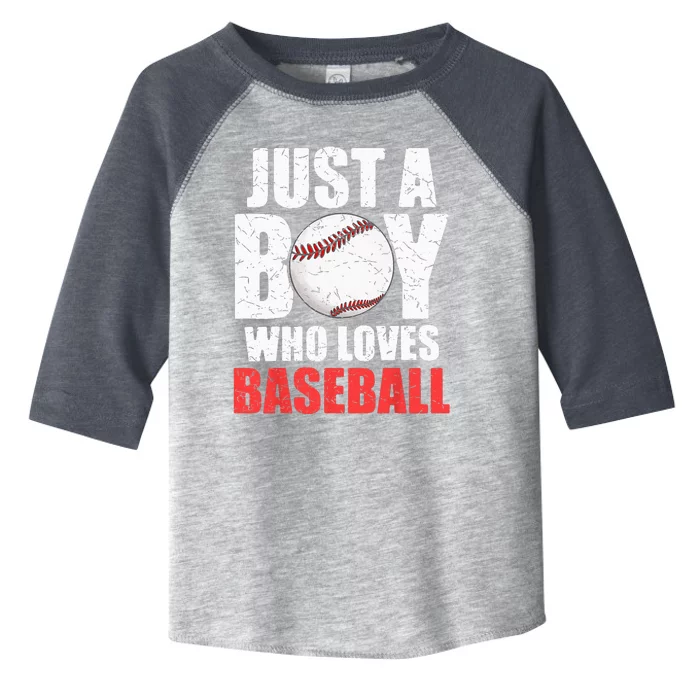 Just A Who Loves Baseball Batter Catcher Pitcher Toddler Fine Jersey T-Shirt