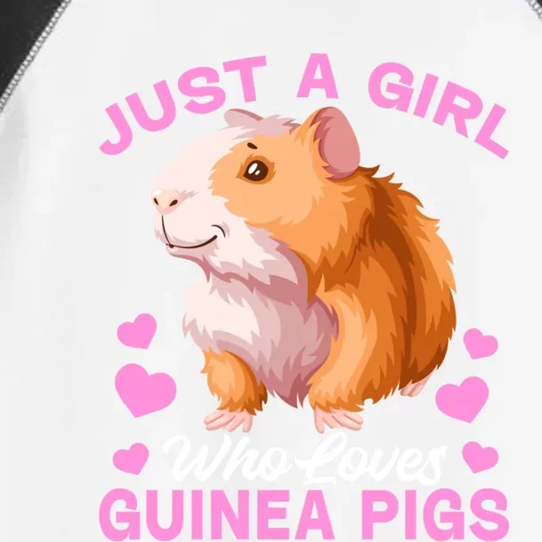 Just A Who Loves Guinea Pigs Guinea Pig Owners Cute Gift Toddler Fine Jersey T-Shirt