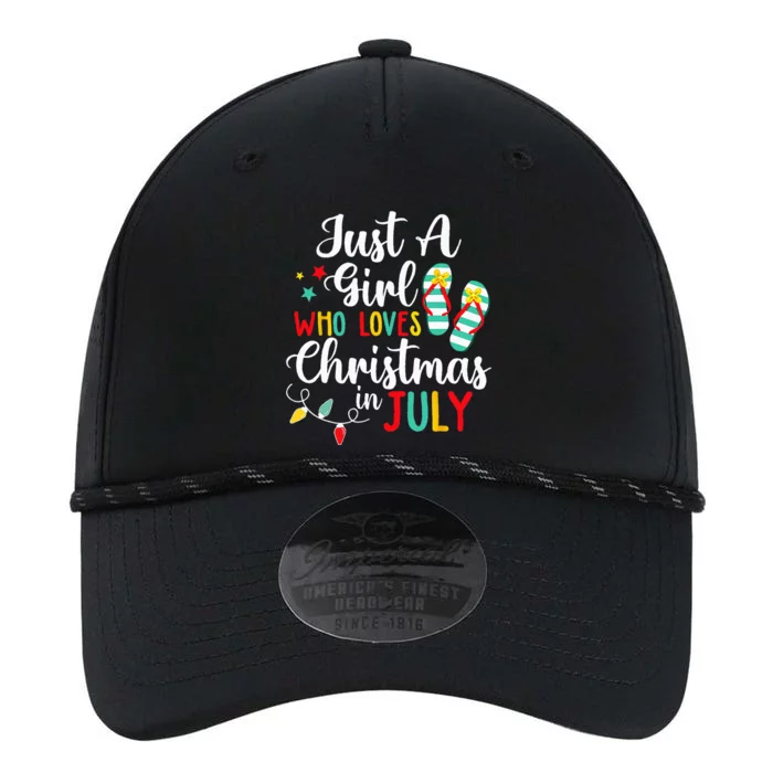 Just A Who Loves Christmas In Jully Summer Beach Women Performance The Dyno Cap