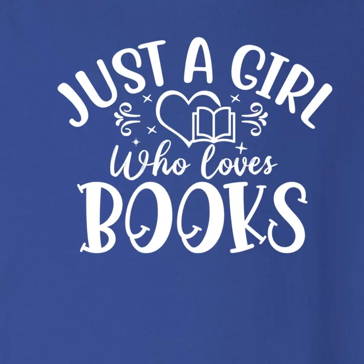 Just A Who Loves Books Reader Reading Gift Toddler Long Sleeve Shirt