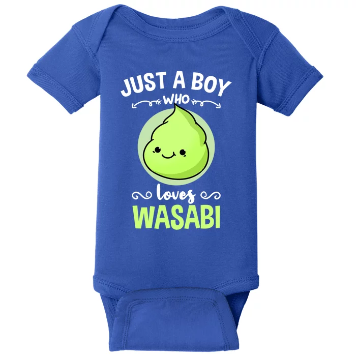 Just A Who Loves Wasabi Sushi Lover Gift Baby Bodysuit