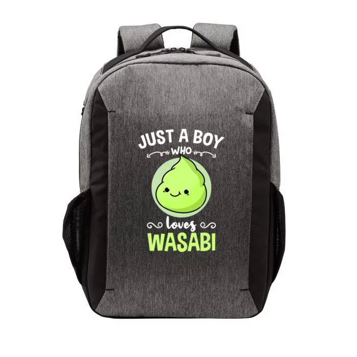 Just A Who Loves Wasabi Sushi Lover Gift Vector Backpack