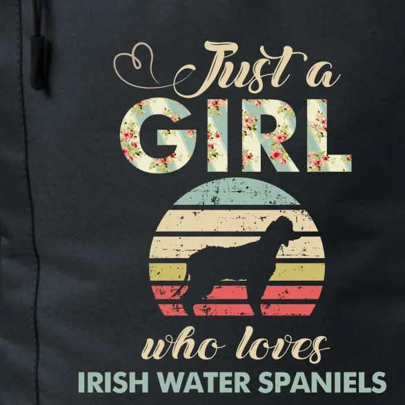 Just A Who Loves Irish Water Spaniels Gift Daily Commute Backpack