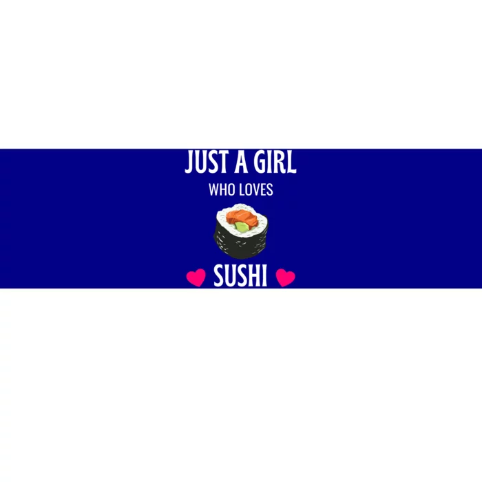 Just A Who Loves Gift Sushi Sushi Lover Gift Bumper Sticker