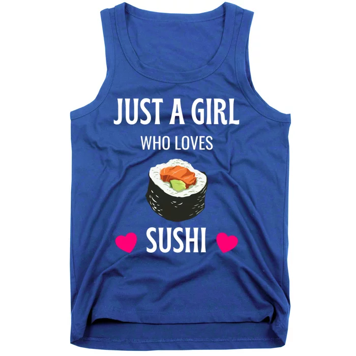 Just A Who Loves Gift Sushi Sushi Lover Gift Tank Top