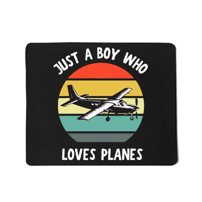 Just A Who Loves Planes Airplane 5T 4T Mousepad