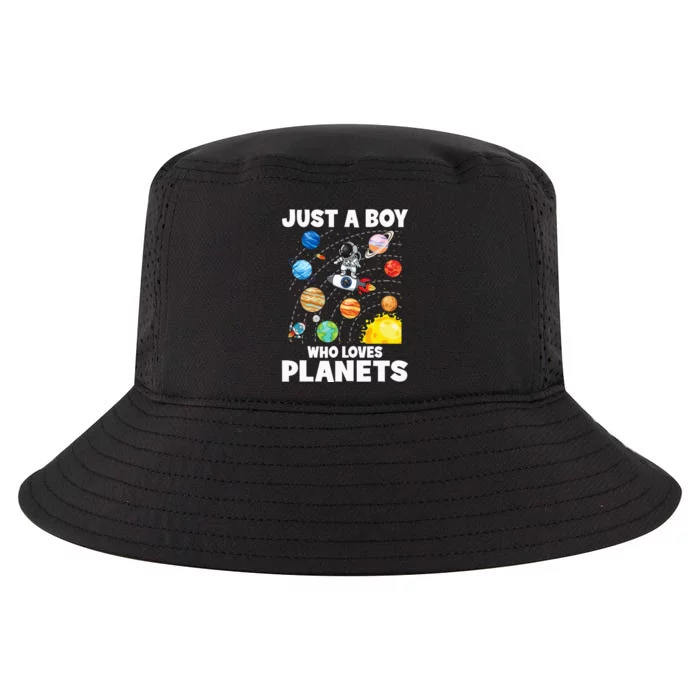 Just A Who Loves Planets Solar System Space Astronaut Cool Comfort Performance Bucket Hat