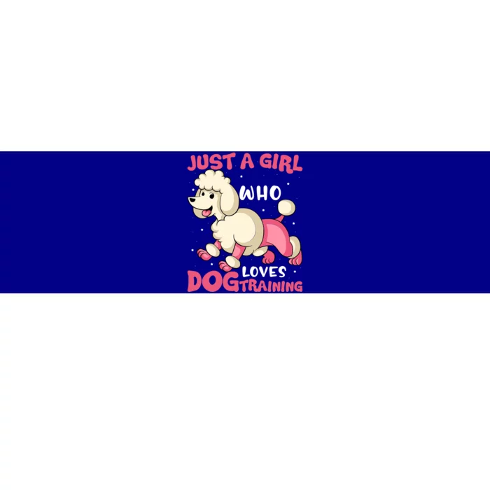 Just A Who Loves Dog Training Dog Trainer Great Gift Bumper Sticker