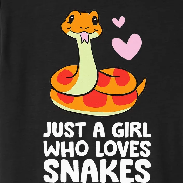 Just a  Who Loves Snakes Cute Snake ChromaSoft Performance T-Shirt