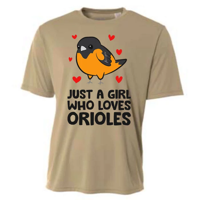 Just A Who Loves Orioles Cooling Performance Crew T-Shirt