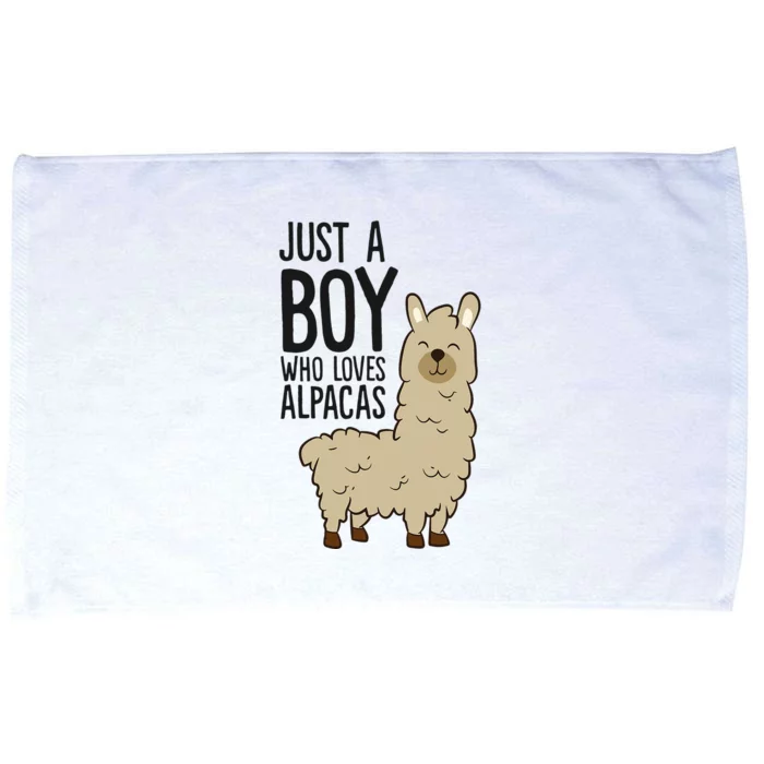 Just a Who Loves Alpacas Funny Alpaca Microfiber Hand Towel