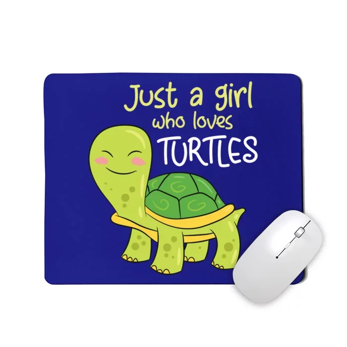 Just A Who Loves Turtles Sea Turtle Gift Mousepad