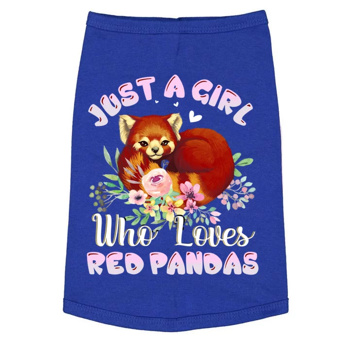 Just A Who Loves Red Pandas Cute Gift Doggie Tank