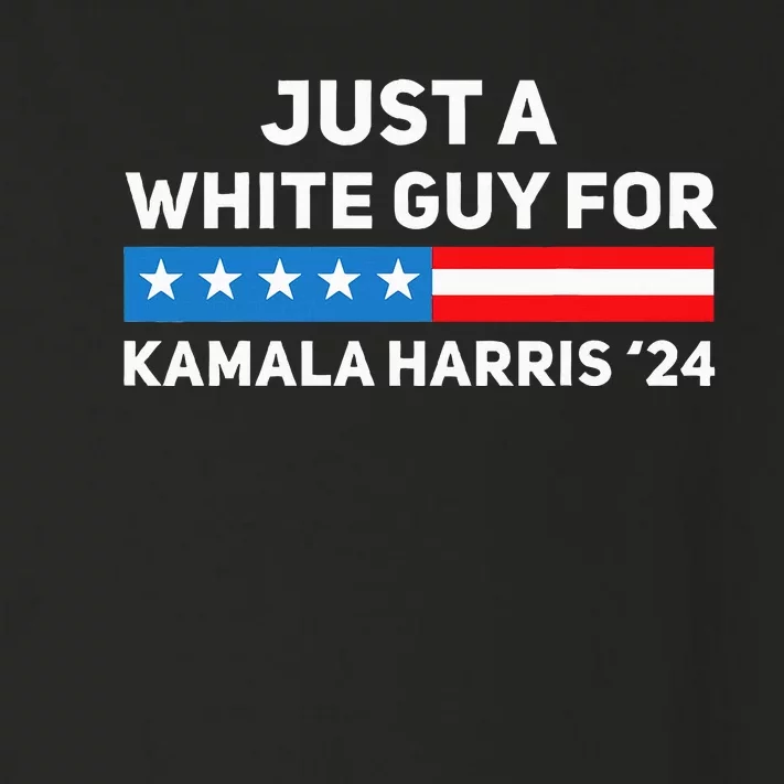 Just A White Guy For Kamala Harris 2024 President Election Toddler Long Sleeve Shirt