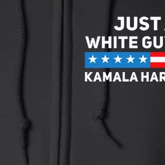 Just A White Guy For Kamala Harris 2024 President Election Full Zip Hoodie