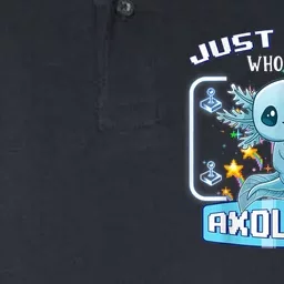 Just a  Who Loves Axolotls Funny Axolotl Gamer  Boys Softstyle Adult Sport Polo