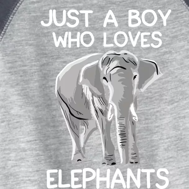 Just A Who Loves Elephants Funny Elephant Lover Toddler Fine Jersey T-Shirt