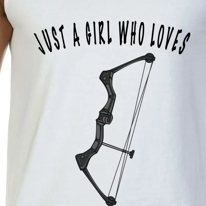 Just A Who Loves Bows Arrow Hunting Archers Archery Meaningful Gift Comfort Colors® Tank Top