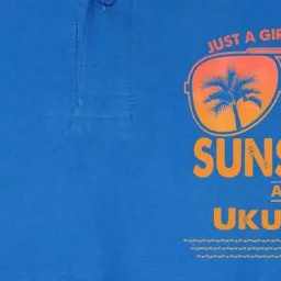 Just A Who Loves Sunshine And Ukuleles Gift Softstyle Adult Sport Polo