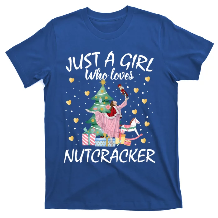 Just A Who Loves Nutcrackers Christmas Ballet Funny Gift T-Shirt