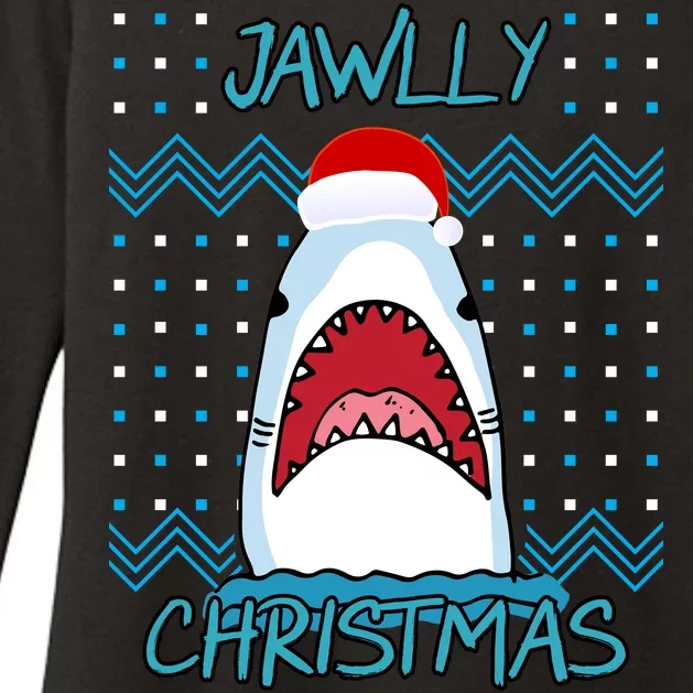 Jawlly Christmas Ugly Womens CVC Long Sleeve Shirt