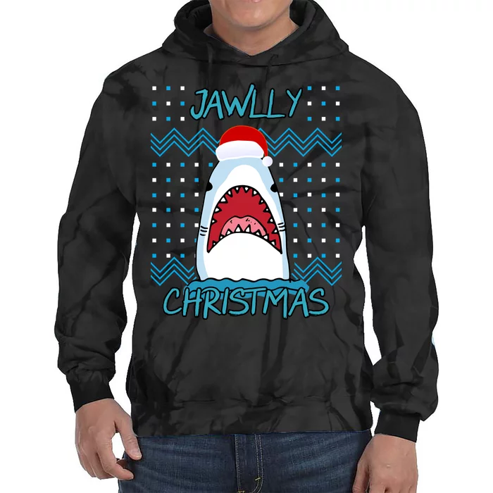 Jawlly Christmas Ugly Tie Dye Hoodie