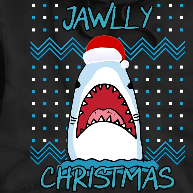 Jawlly Christmas Ugly Tie Dye Hoodie