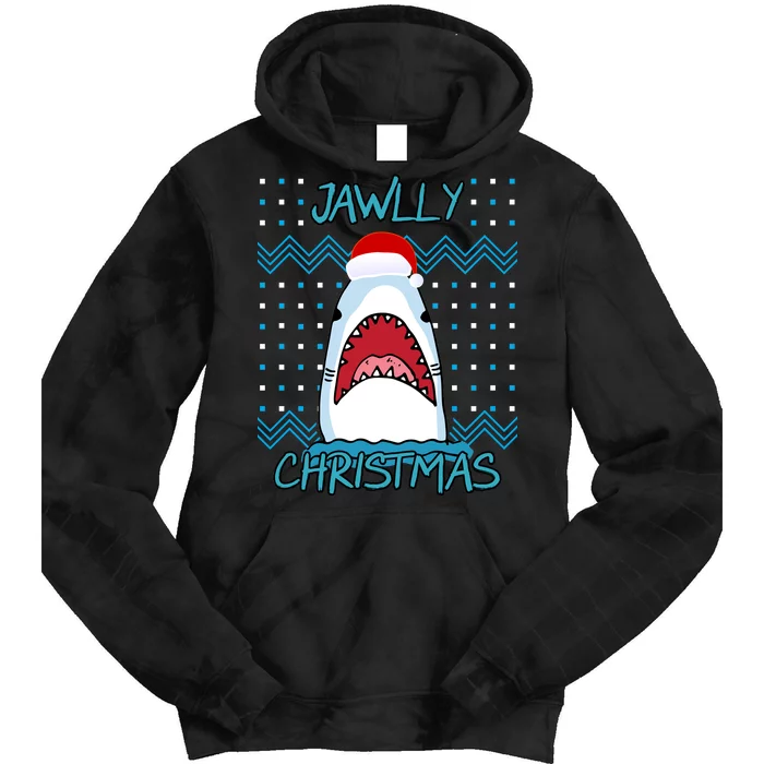 Jawlly Christmas Ugly Tie Dye Hoodie