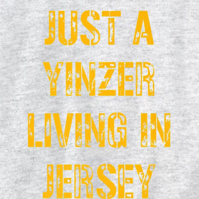 Just A Yinzer Living In Jersey Kids Sweatshirt