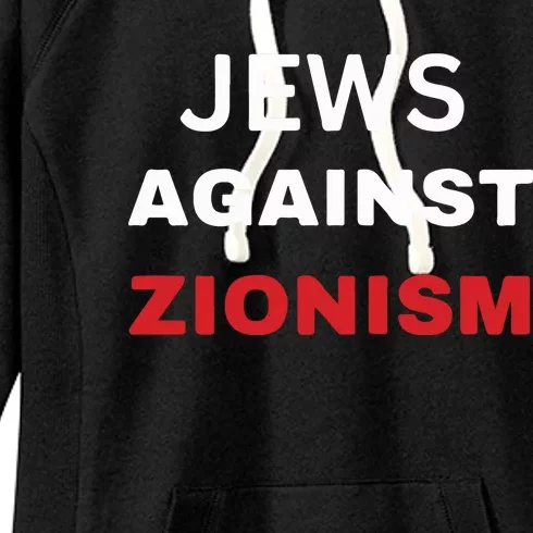 Jews Against Zionism Women's Fleece Hoodie