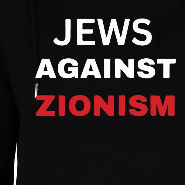 Jews Against Zionism Womens Funnel Neck Pullover Hood