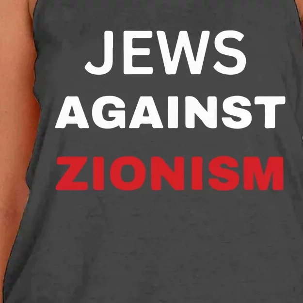 Jews Against Zionism Women's Knotted Racerback Tank