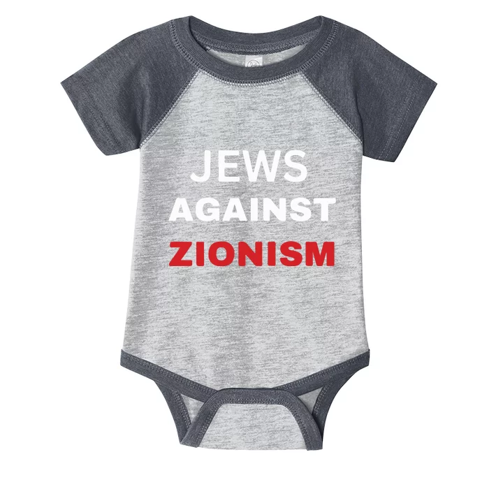 Jews Against Zionism Infant Baby Jersey Bodysuit