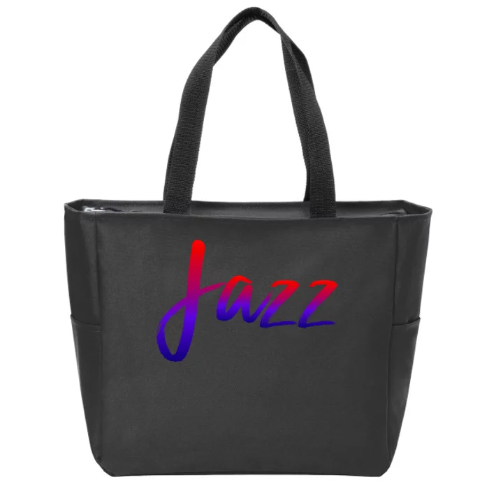 Jazz Zip Tote Bag