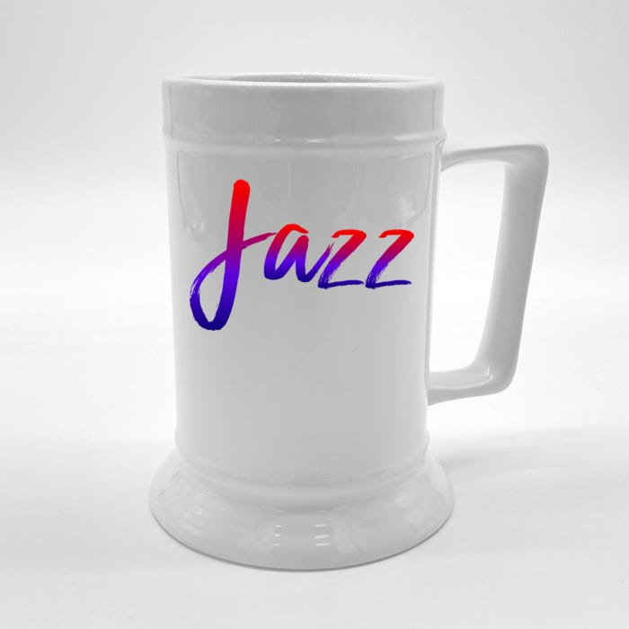 Jazz Front & Back Beer Stein