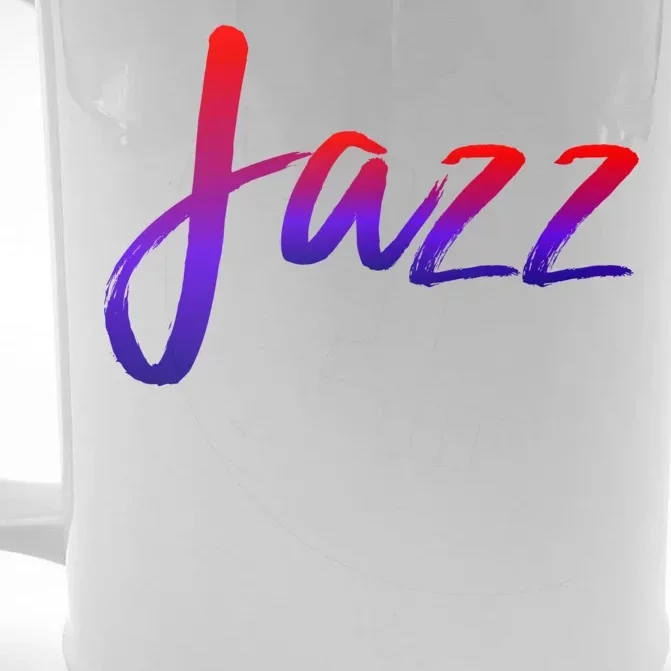 Jazz Front & Back Beer Stein