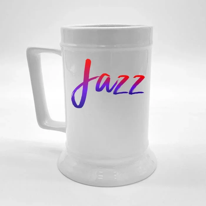 Jazz Front & Back Beer Stein