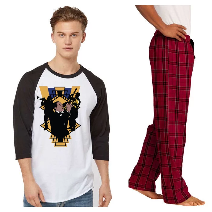 Jazz Band Raglan Sleeve Pajama Set