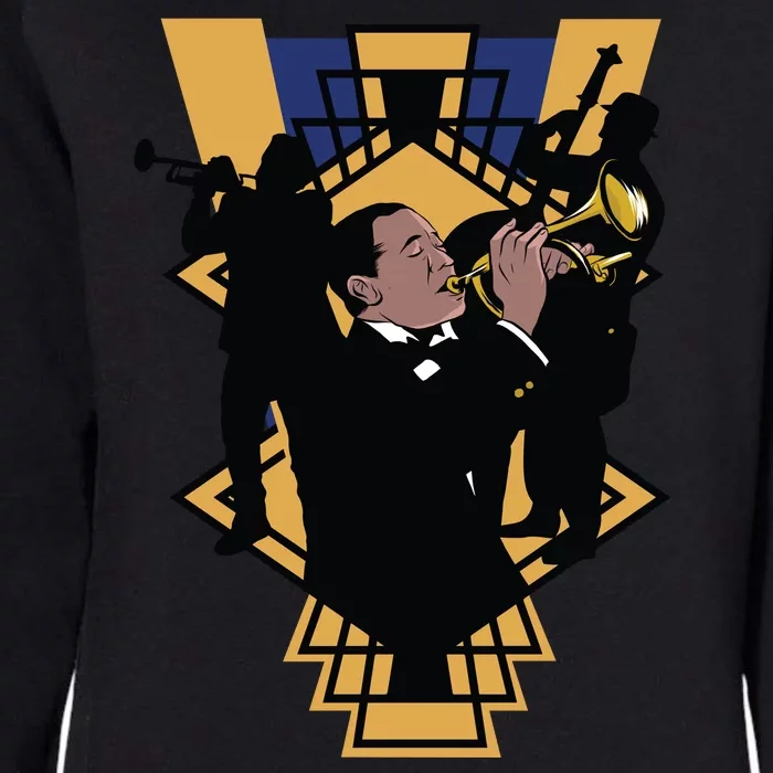 Jazz Band Womens California Wash Sweatshirt