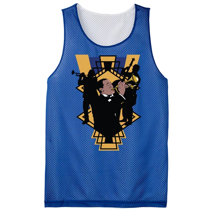 Jazz Band Mesh Reversible Basketball Jersey Tank