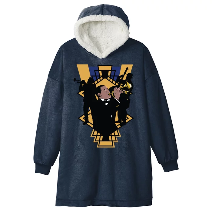 Jazz Band Hooded Wearable Blanket