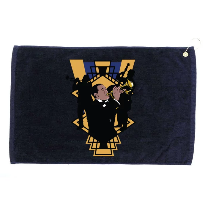 Jazz Band Grommeted Golf Towel