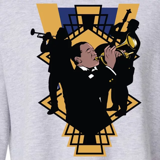 Jazz Band Cropped Pullover Crew