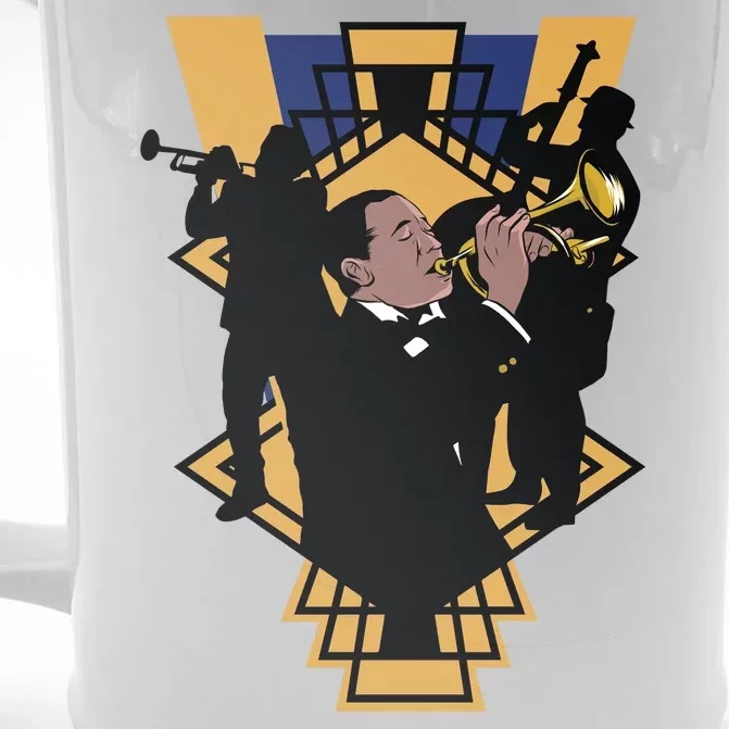 Jazz Band Front & Back Beer Stein