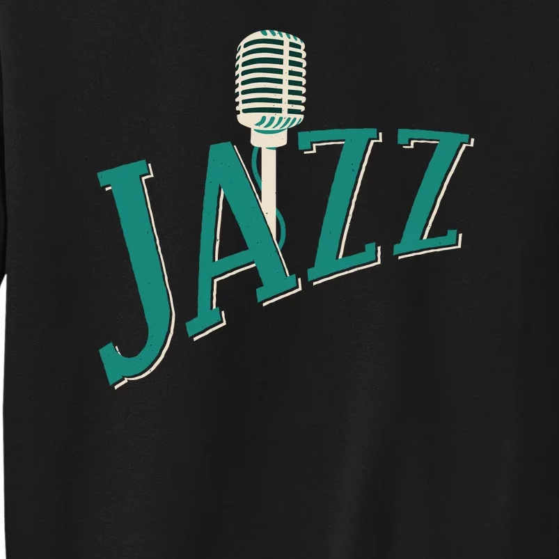 Jazz Microphone Tall Sweatshirt