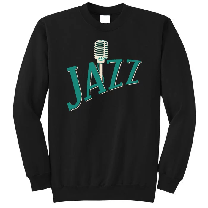 Jazz Microphone Tall Sweatshirt